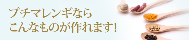 プチマレンギならこんなものが作れます！