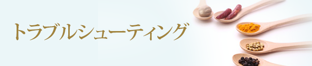 トラブルシューティング